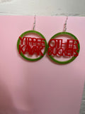 “Die Hard is a Christmas Movie” Earrings