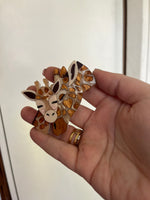 Giraffe Love convertible brooch