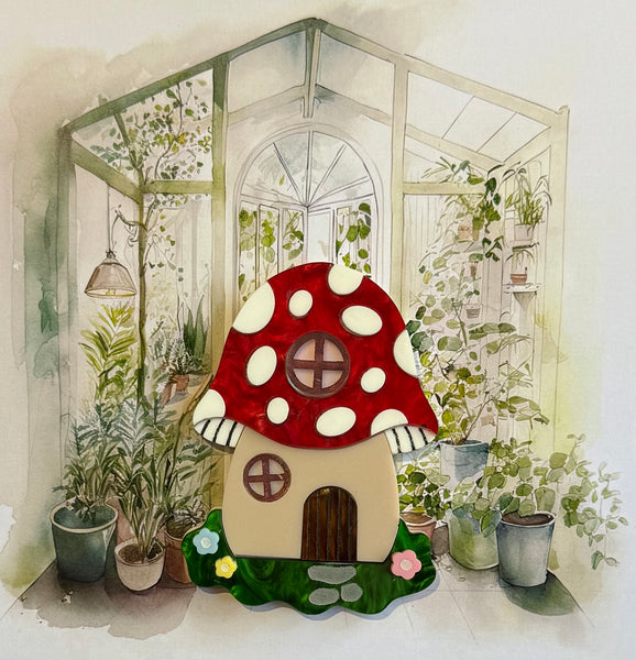 Fairy House brooch