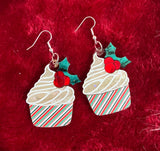 Cupcake earrings