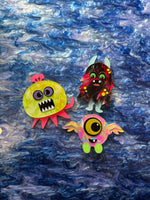 The Colourful Weirdos - brooches