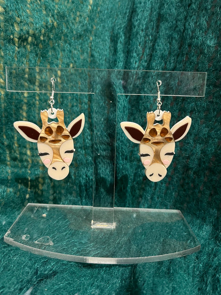 Giraffe Love earrings