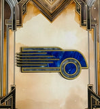 Streamline Moderne brooch