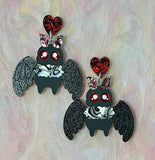 Mothman Earrings