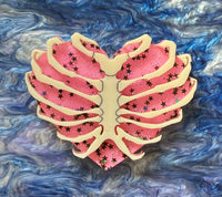 Rib cage brooch