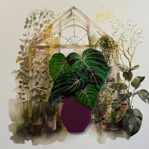 Fine as a Philodendron brooch