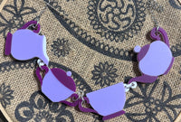 Two Toned Tea Set mini brooches or necklace