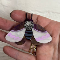 Moth brooch