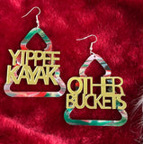 Die Hard is a Christmas Movie earrings - 2024 edition