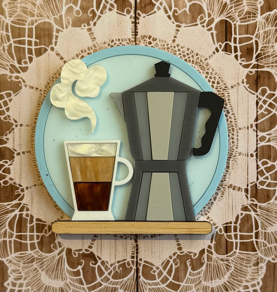 Espresso Por Favor brooch