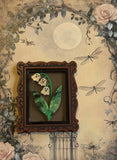 Ghosties of the Valley brooch