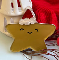 Christmas Star brooch
