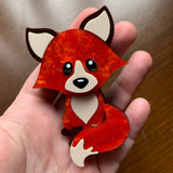 Roxy the Fox brooch