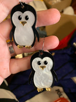 Benedict the Penguin earrings