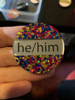 Pronoun Pin - He/Him
