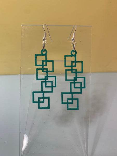 Stacked Boxes earrings