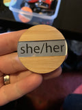 Pronoun Pin - She/Her