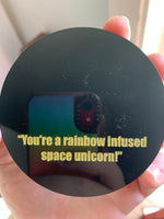 Rainbow infused space unicorn - pre-order