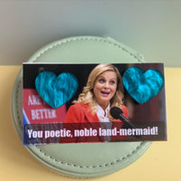 Leslie Knope Affirmation Studs