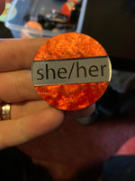 Pronoun Pin - She/Her