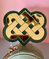Celtic love knot brooch