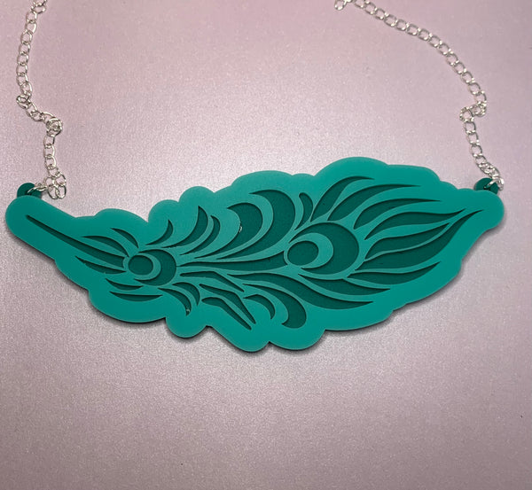 Feather necklace