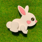 Bunny mini brooch OR collar clips - Pre-Order
