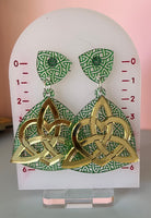 Celtic love knot earrings
